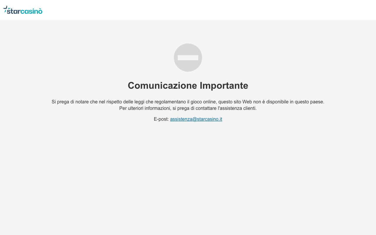 Interface bureau StarCasino — casino en ligne France