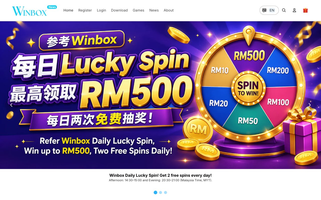Interface bureau Winbox — casino en ligne France