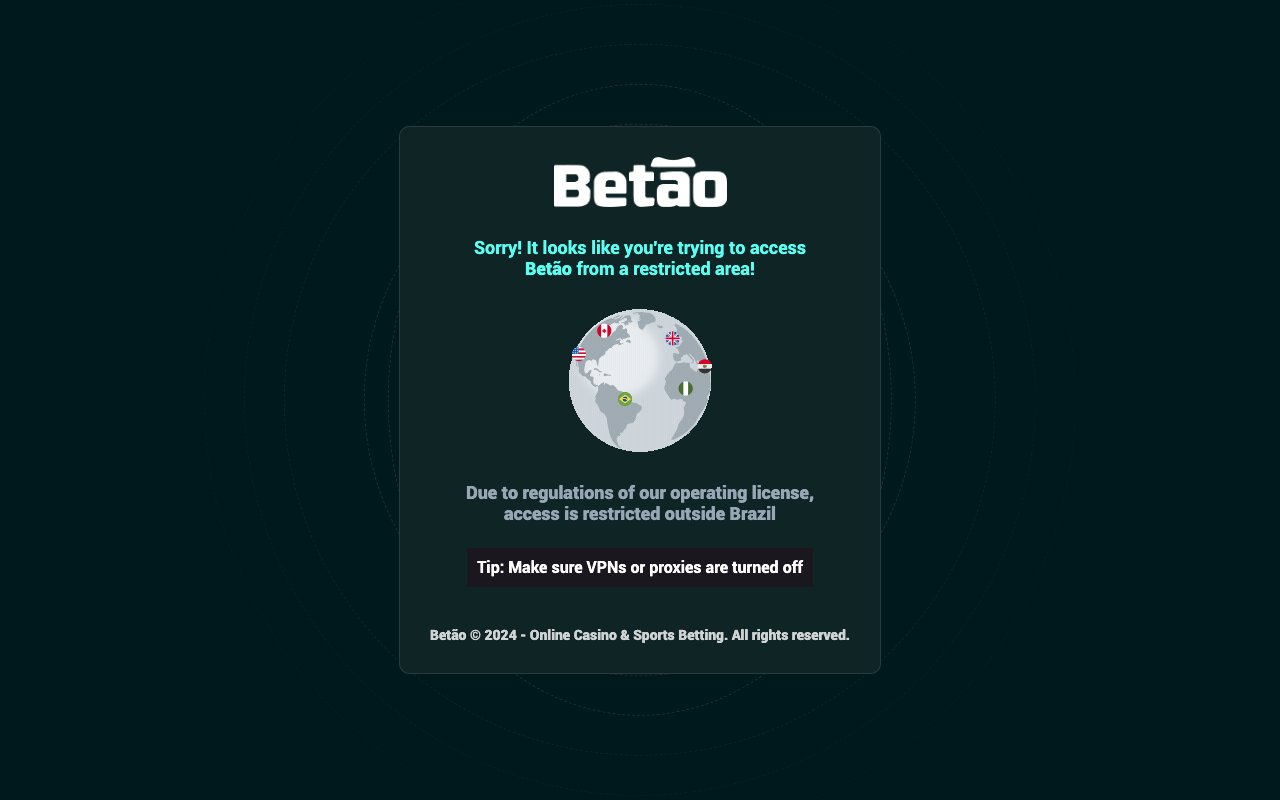 Interface bureau Betão — casino en ligne France