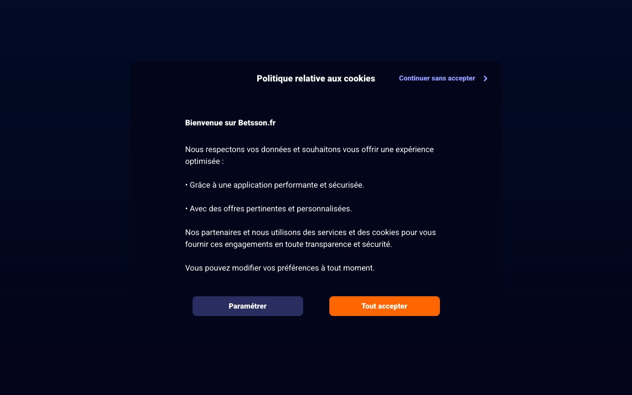 Interface bureau Colbet — bookmaker paris sportifs France