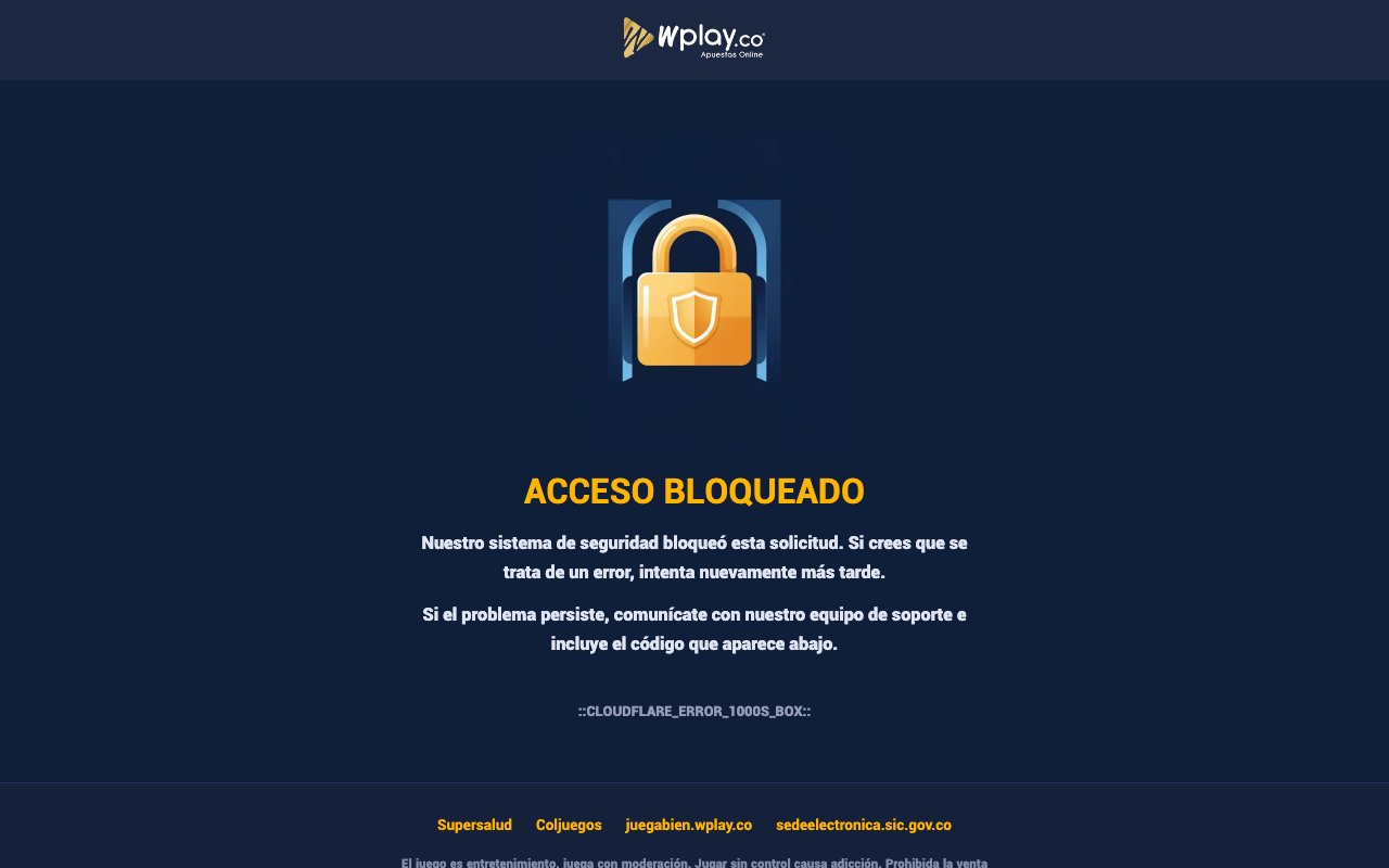 Interface bureau Wplay — bookmaker paris sportifs France