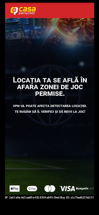 Interface mobile Casa Pariurilor — application smartphone