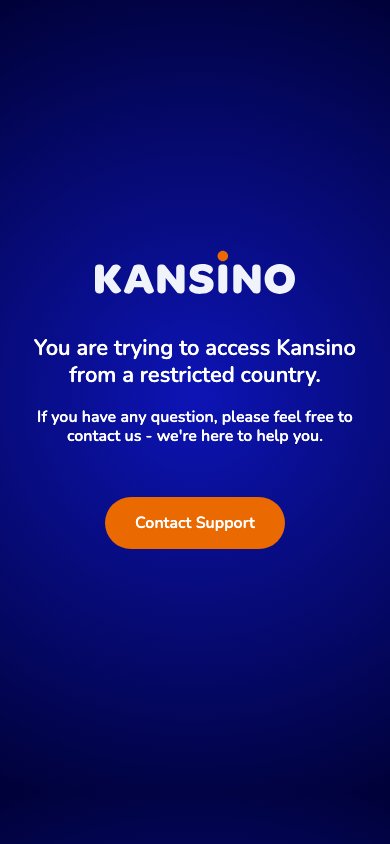 Interface mobile Kansino — version smartphone
